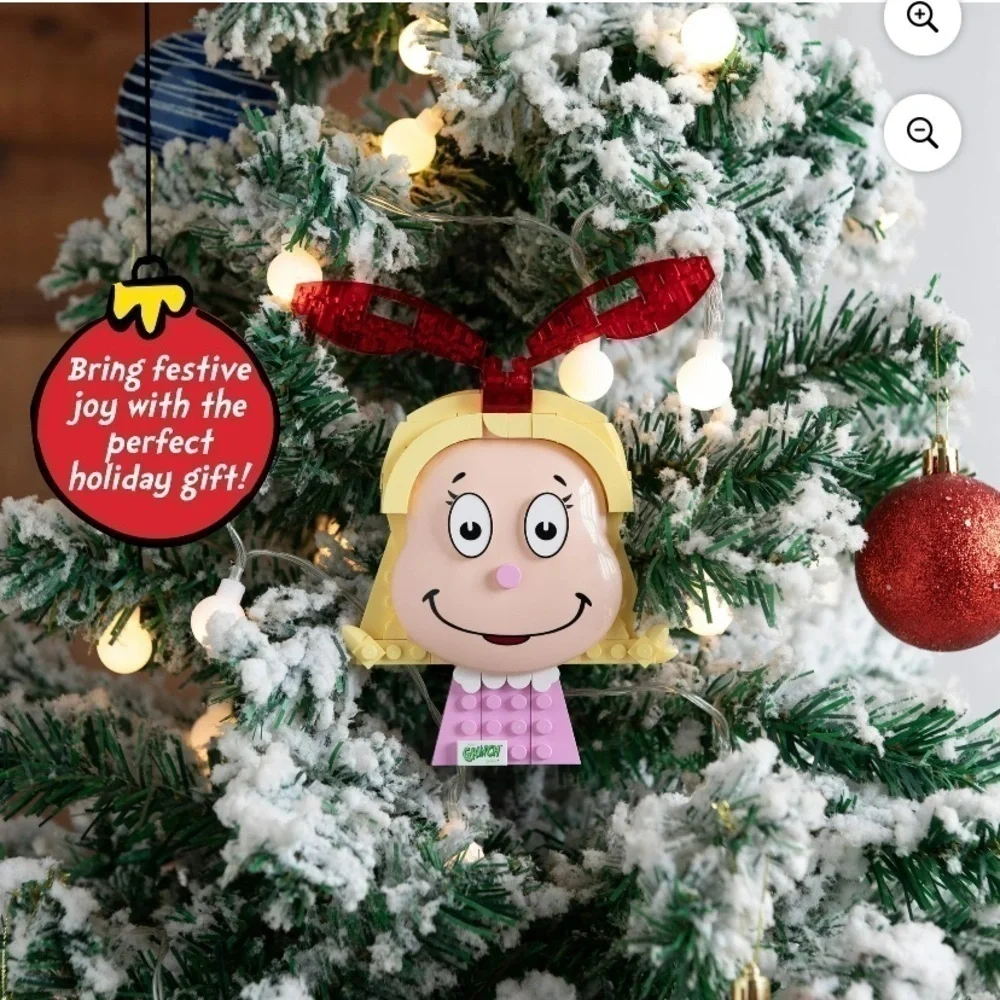 The Grinch Cindy Lou Who Brickcraft Building Block Set NEW Christmas Ornament